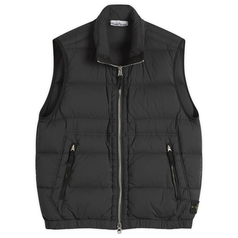 Liivi Stone Island Seamless Tunnel Nylon Down-TC Vest, Size Medium Musta | K2S15G100007-V0029
