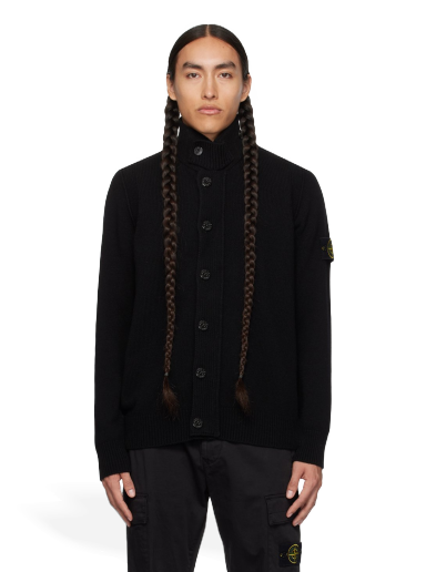 Villapaita Stone Island Patch Musta | 7915547A3