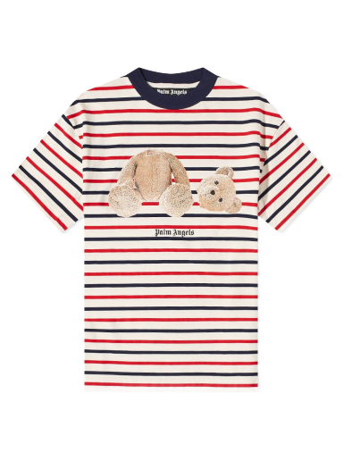 T-paita Palm Angels Kill The Bear Striped Tee Monivärinen | PMAA001S22JER0122560