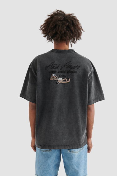 T-paita AXEL ARIGATO Wes Distressed T-Shirt Musta | A2225001, 3