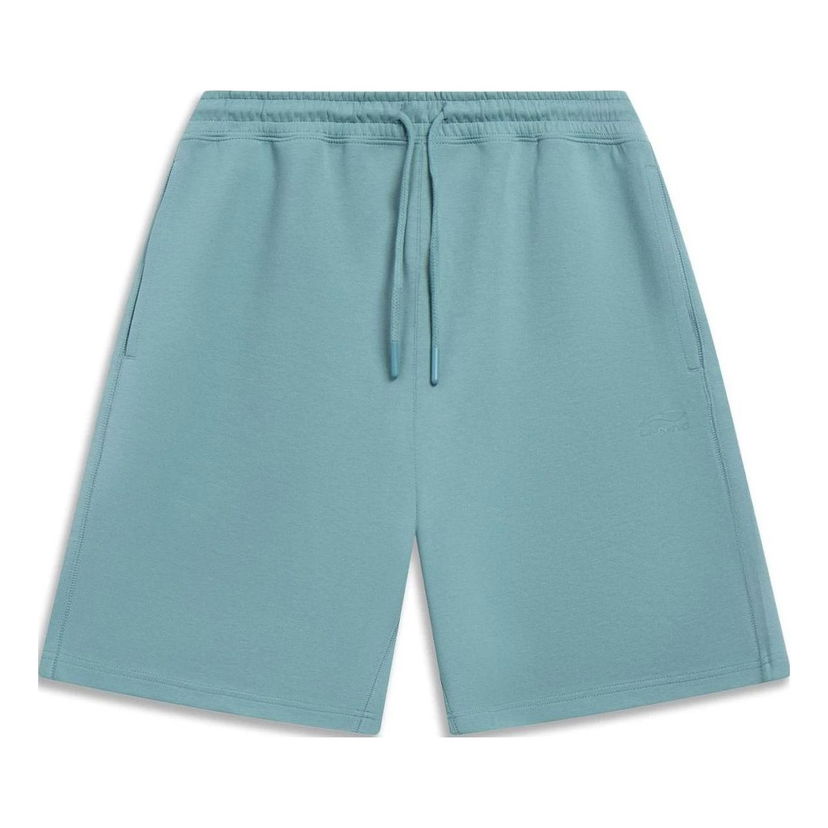 Shortsit Li-Ning Label Logo Sweatshorts Sininen | AKST079-6