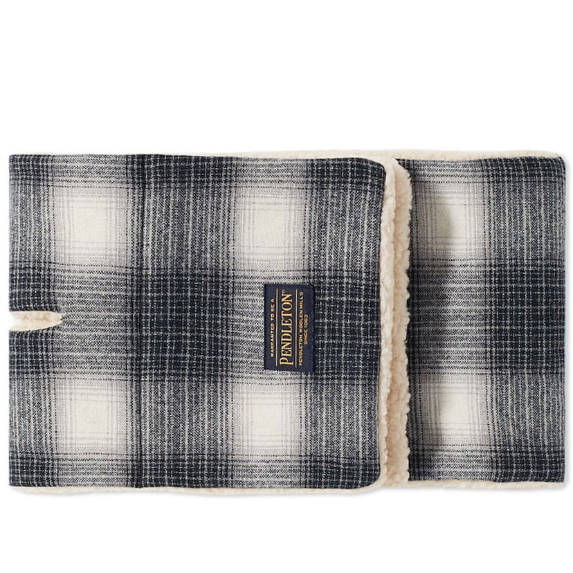 Huivi Neighborhood Neighborhood x Pendleton Check Boa Muffler Tummansininen | 2221508N-AC01S-BLK