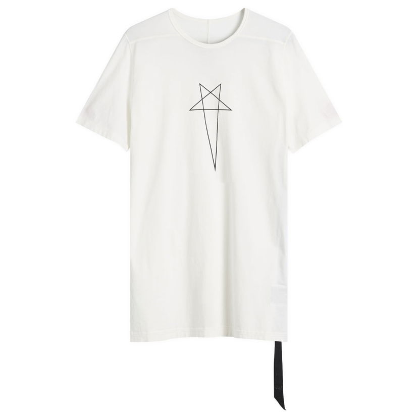 T-paita Rick Owens DRKSHDW Level T-Shirt, Size Small Valkoinen | DU01E3250-RNEP3P-1109