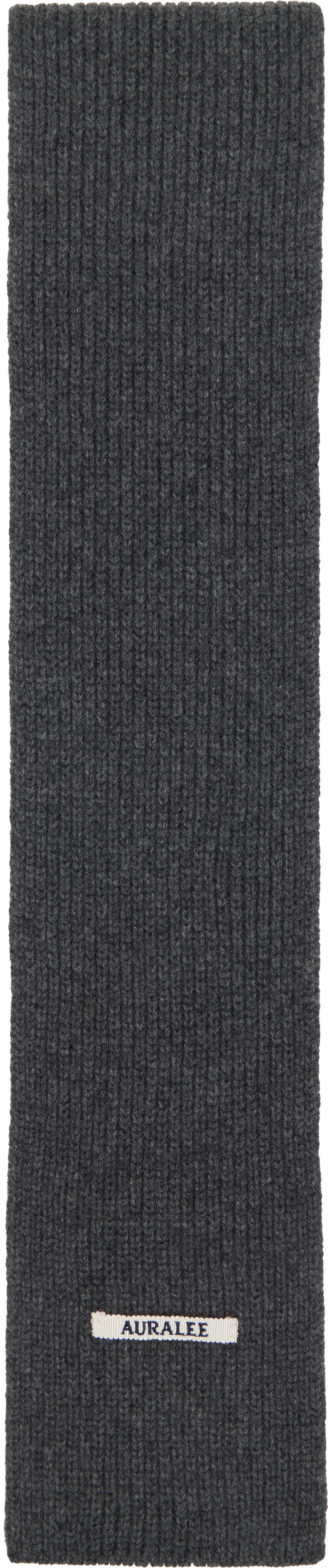 Huivi AURALEE AURALEE Light Cashmere Knit Stole Harmaa | A25AM07CJ