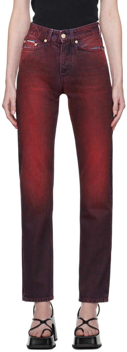 Jeans Eytys Orion Slim-Fit Jeans Punainen | A037019