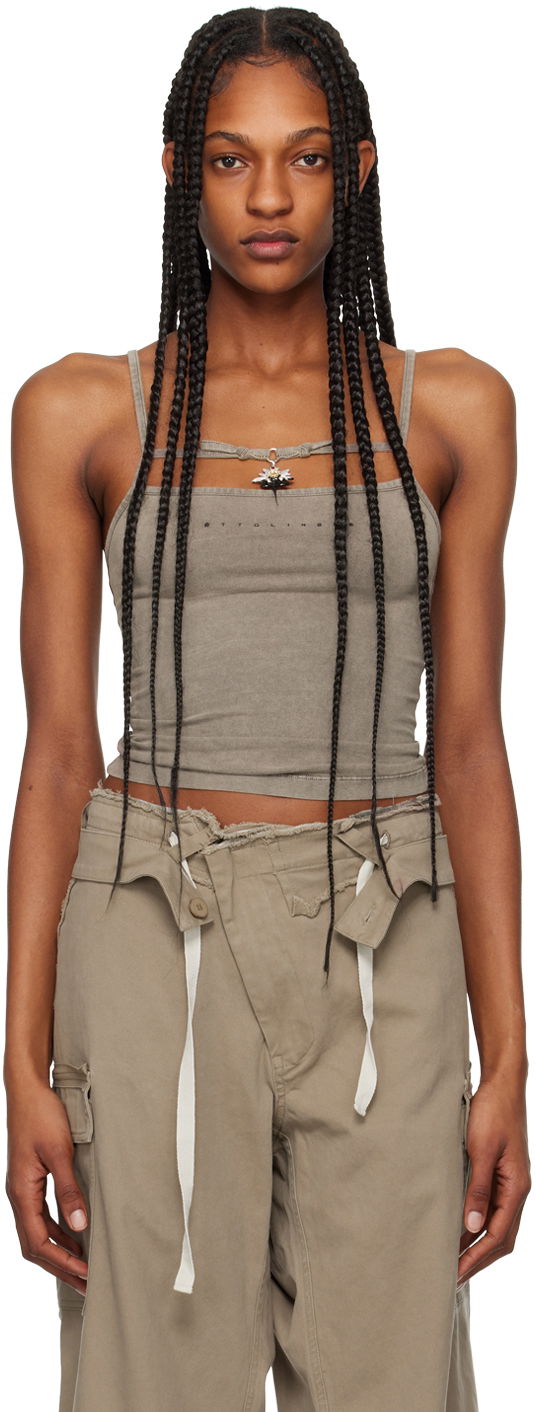Tankkitoppi Ottolinger Ottolinger Charmed Tank Top Harmaa | 1503804