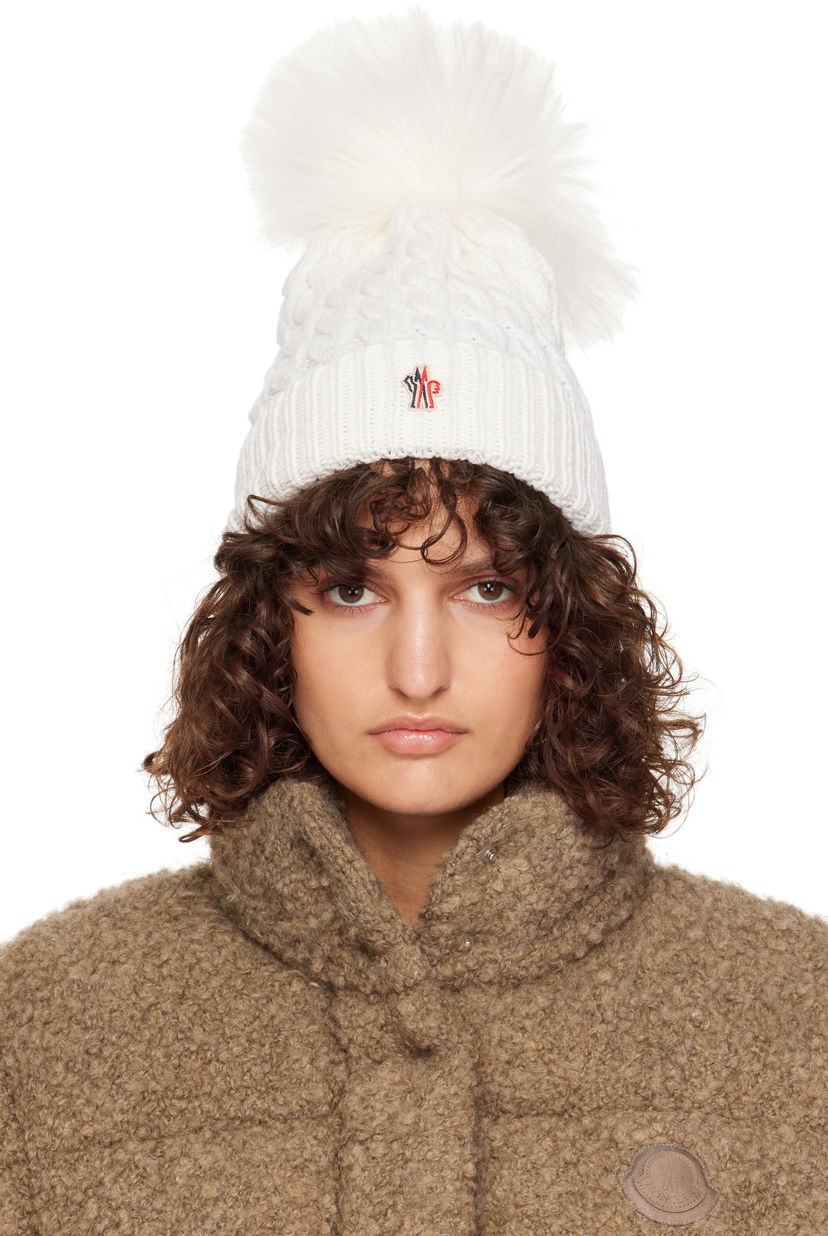 Pipo Moncler Wool Pom Pom Beanie Ruskea | J20983B000080402A