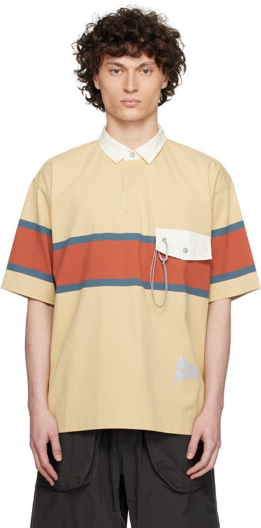 Poolopaita and wander and wander x Gramicci Tech Rugby Polo Keltainen | GUJ5-S3010, 0