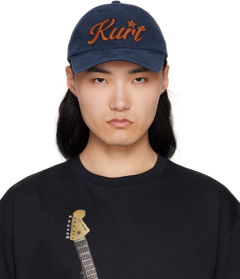 Korkki Andersson Bell Andersson Bell 'Kurt' Star Baseball Cap Tummansininen | aaa440u