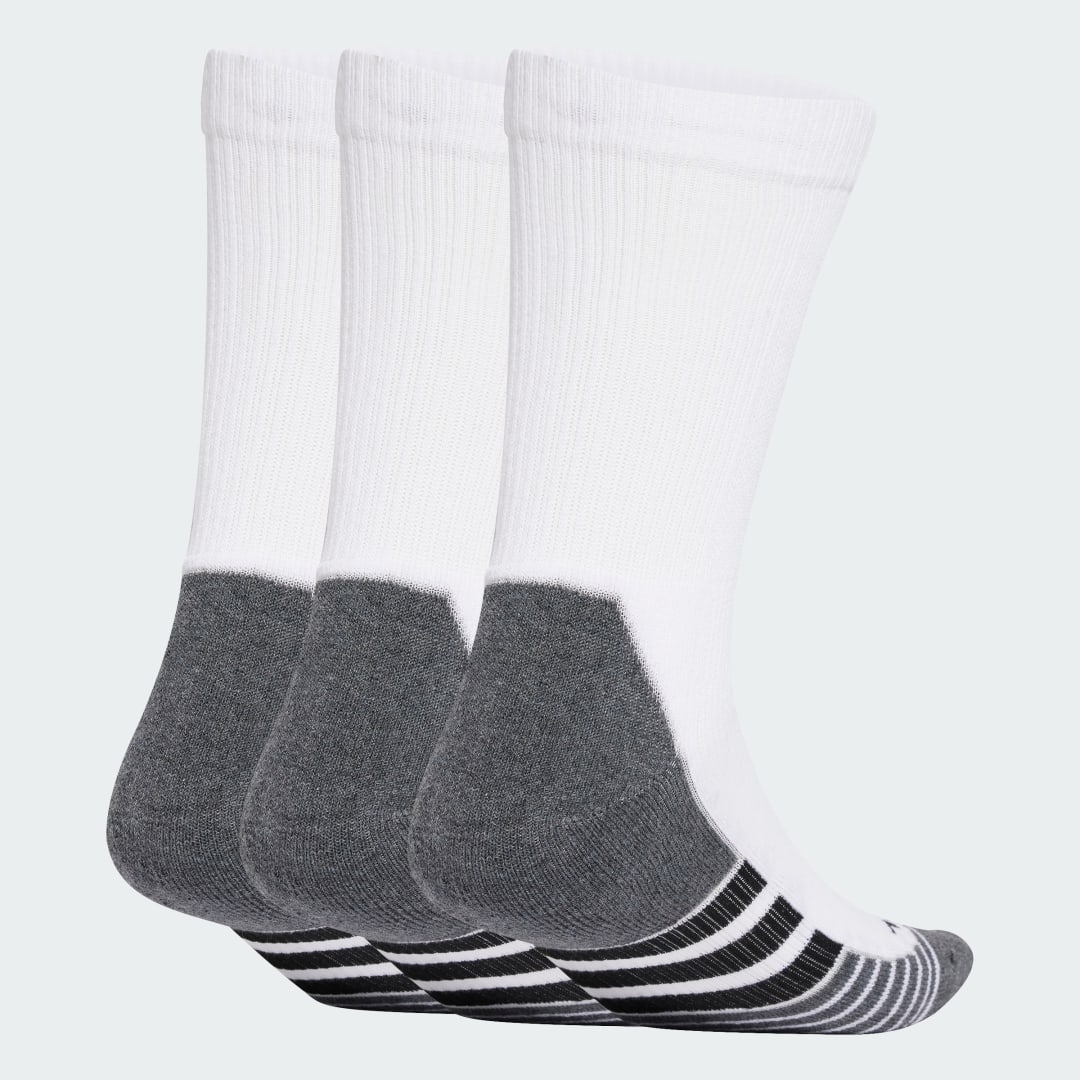 Sukat adidas Performance Performance Cushioned Crew Socks - 3 Pairs Valkoinen | JD9575, 0