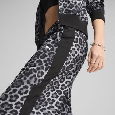 Verryttelyhousut Puma T7 Leo Luxe All-Over Print Straight-Leg Pants Harmaa | 632343_01, 4