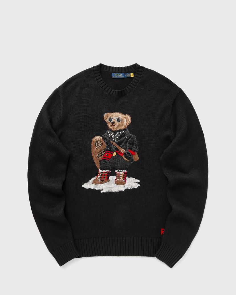 Villapaita Polo by Ralph Lauren Polo Bear Snowshoe Knit Crewneck Musta | 710982140001