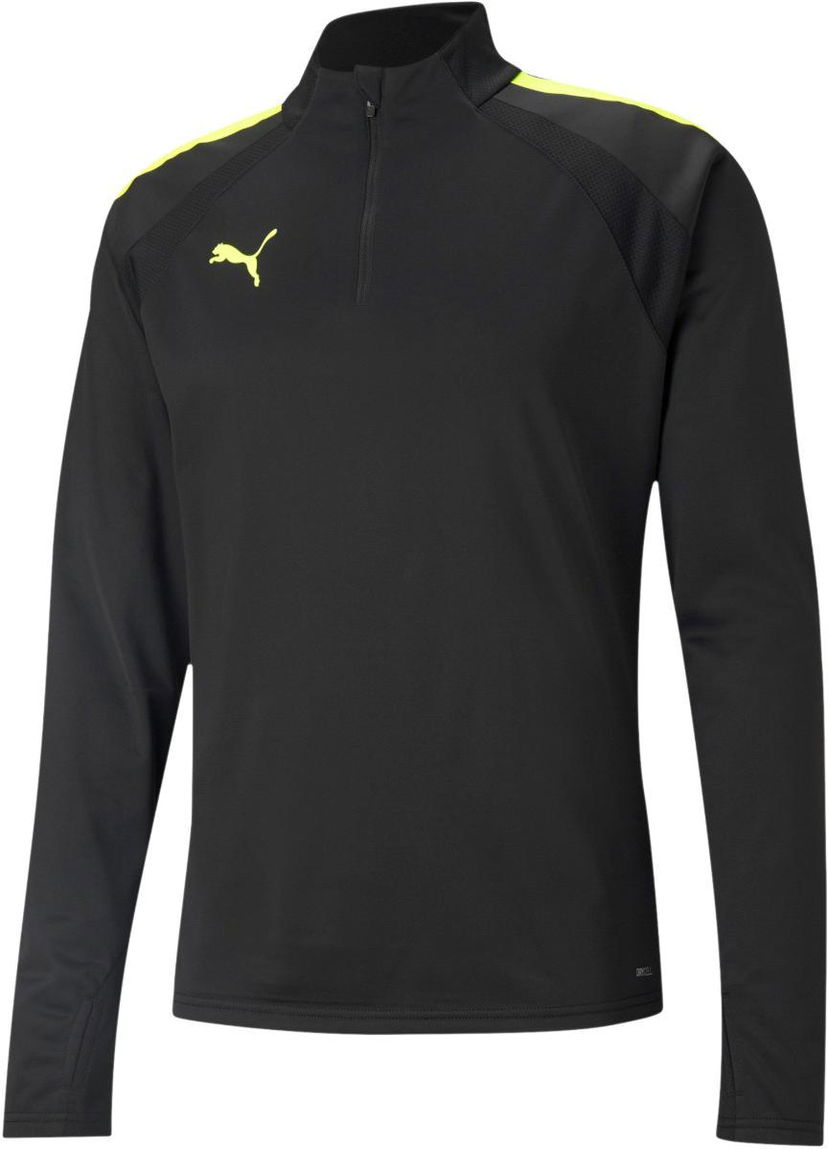 Huppari Puma Teamliga 1/4 Zip Long Sleeve Top Musta | 657236-040