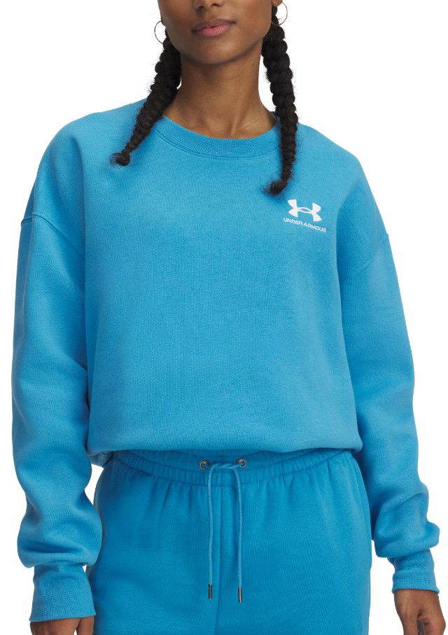Huppari Under Armour Under Armour Icon Fleece Crew Sweatshirt Sininen | 1379475-452