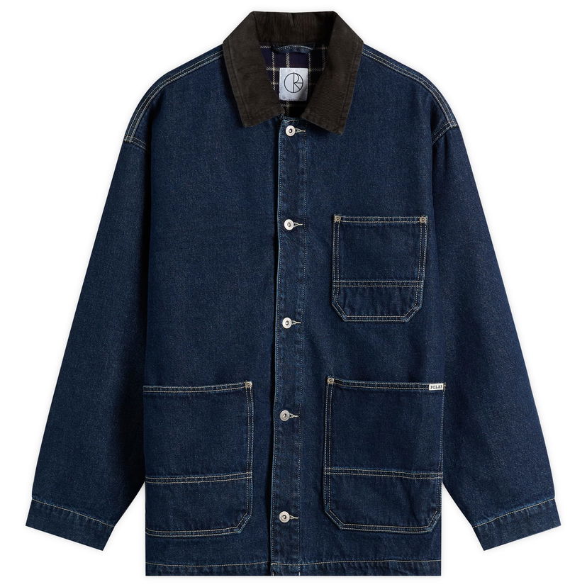 Takki Polar Skate Co. Flannel Lined Ezra Jacket, Size Small Sininen | PSC-F25-7-IND