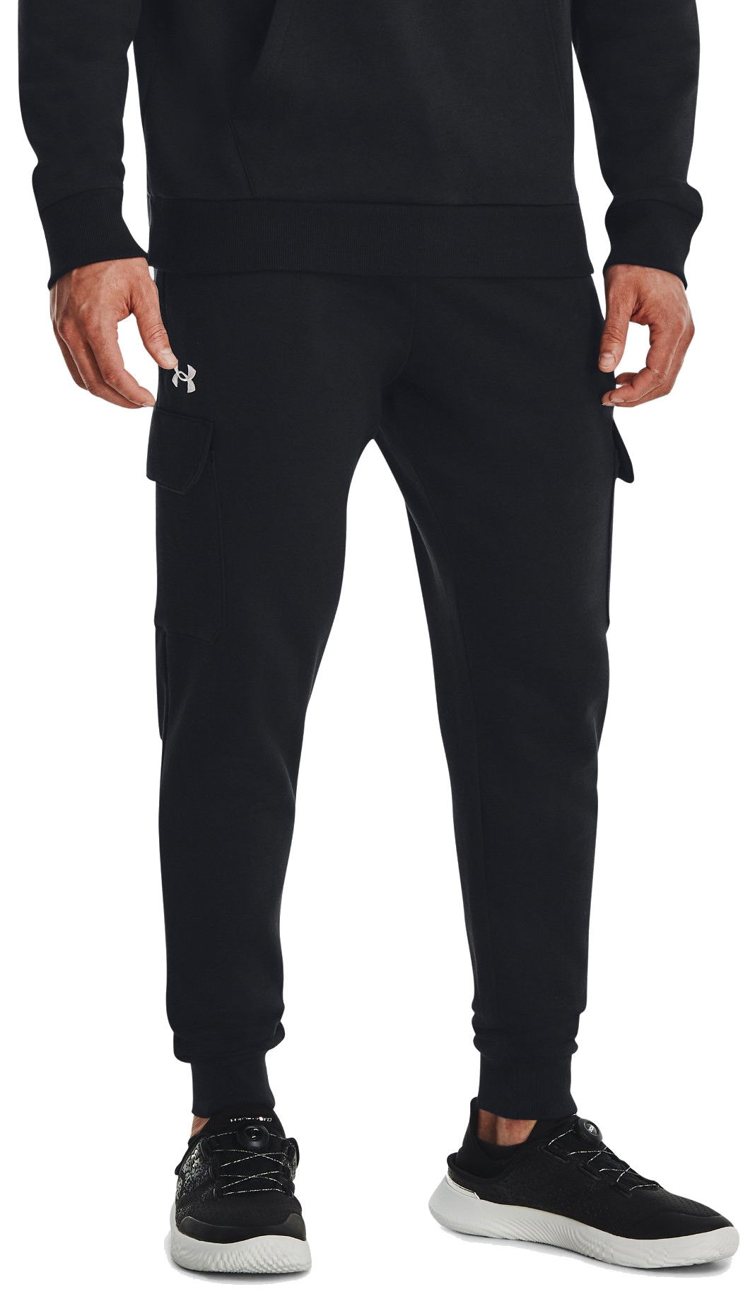 Cargo housut Under Armour Rival Fleece Musta | 1382134-001, 0