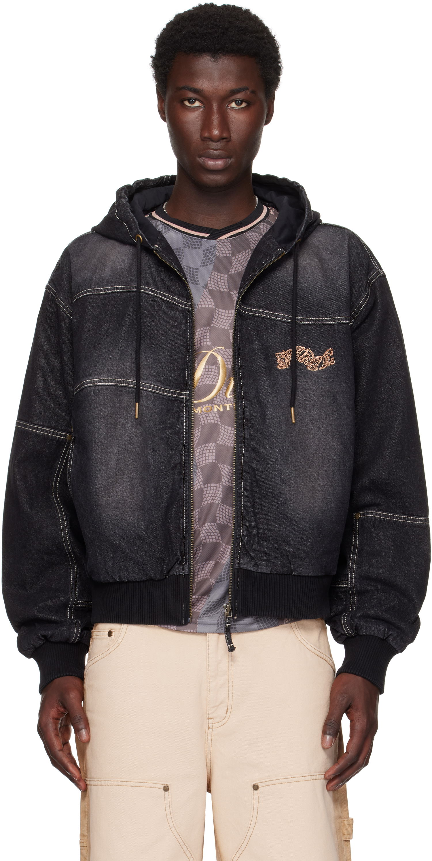 Takki Dime Dime Hooded Utility Jacket Musta | DIMESU251BLK, 0