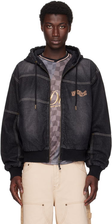 Takki Dime Dime Hooded Utility Jacket Musta | DIMESU251BLK, 0