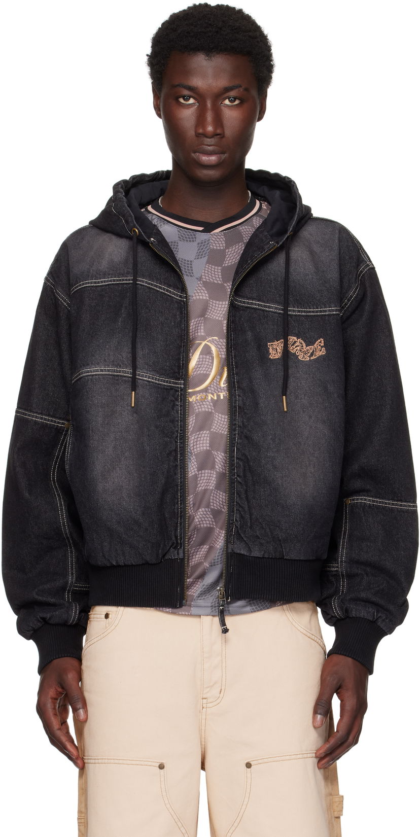 Takki Dime Dime Hooded Utility Jacket Musta | DIMESU251BLK