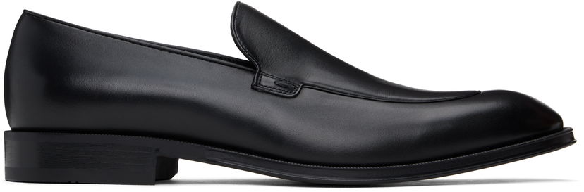 Vaatteet BOSS Apron Toe Leather Loafers Musta | 50534049