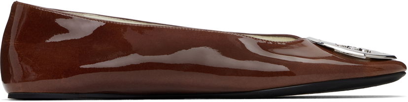 Vaatteet Tory Burch Tory Burch Reva Ballerina Flats Ruskea | 173536-200