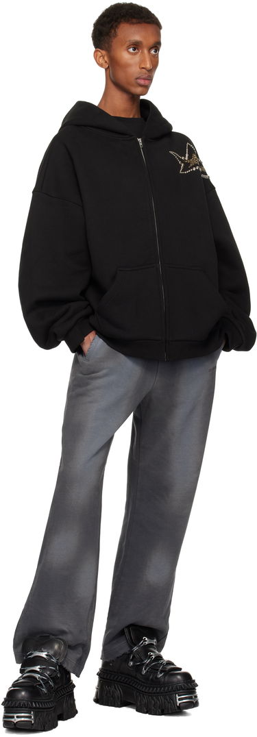 Huppari We11done We11done Meteor Zip Hoodie Musta | WD-TJ3-24-864-U-BK, 3