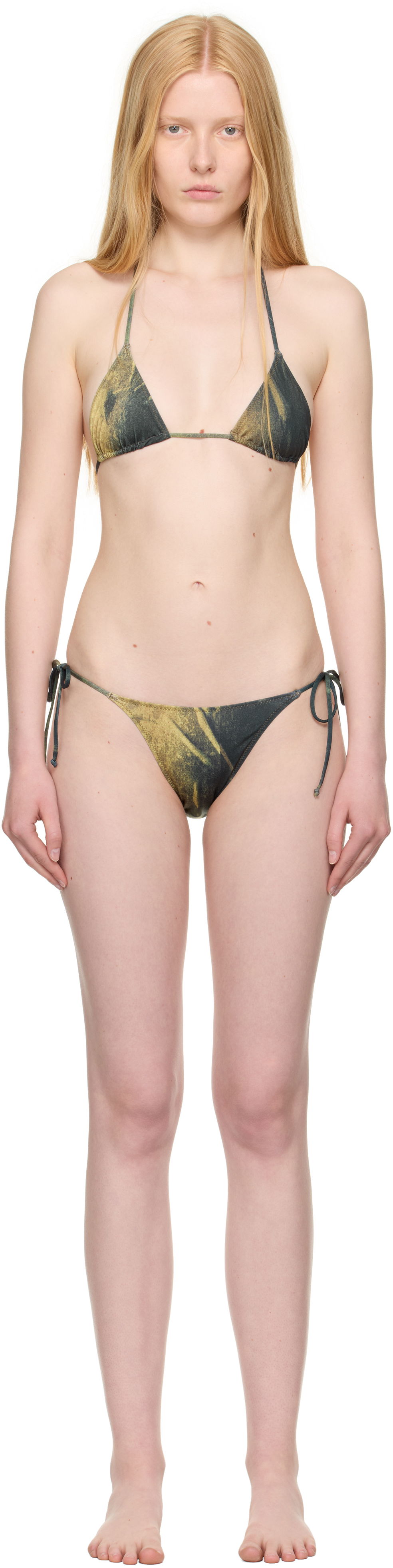 Uimapuvut Jean Paul Gaultier Jean Paul Gaultier Water Body Print Bikini Vihreä | 25/03-W-BS030-J010P-4812, 0