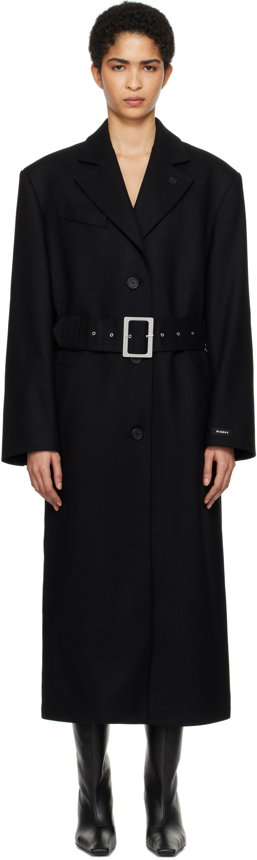Takit MISBHV Wool Long Coat Musta | 241W409