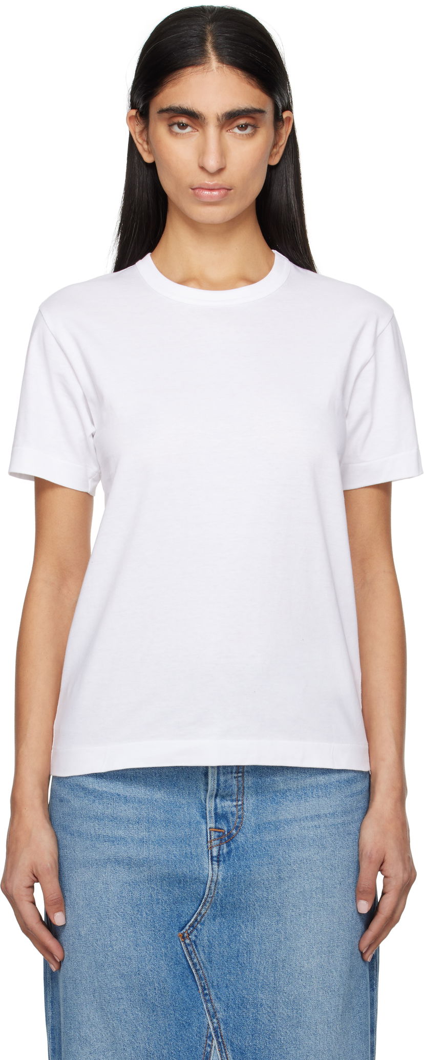 T-paita Comme des Garçons COMME des GARÇONS PLAY Heart T-Shirt Valkoinen | T340