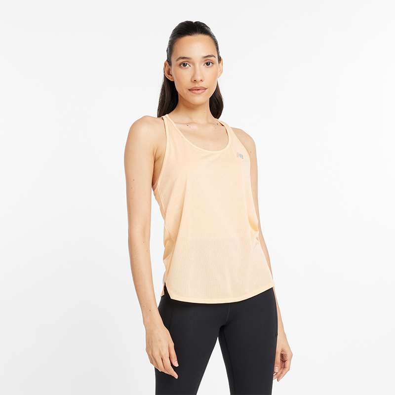 Tankkitoppi New Balance NB Tank Top Oranssi | Dámske tričko New Balance WT41250PRE – oranžová