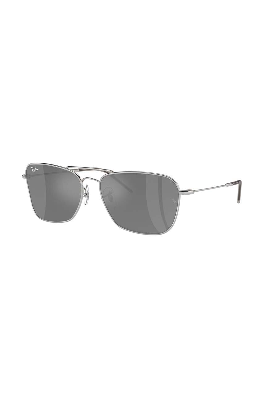 Aurinkolasit Ray-Ban Ray-Ban CARAVAN REVERSE Sunglasses Metallinen | 0RBR0102S.003.GS, 0