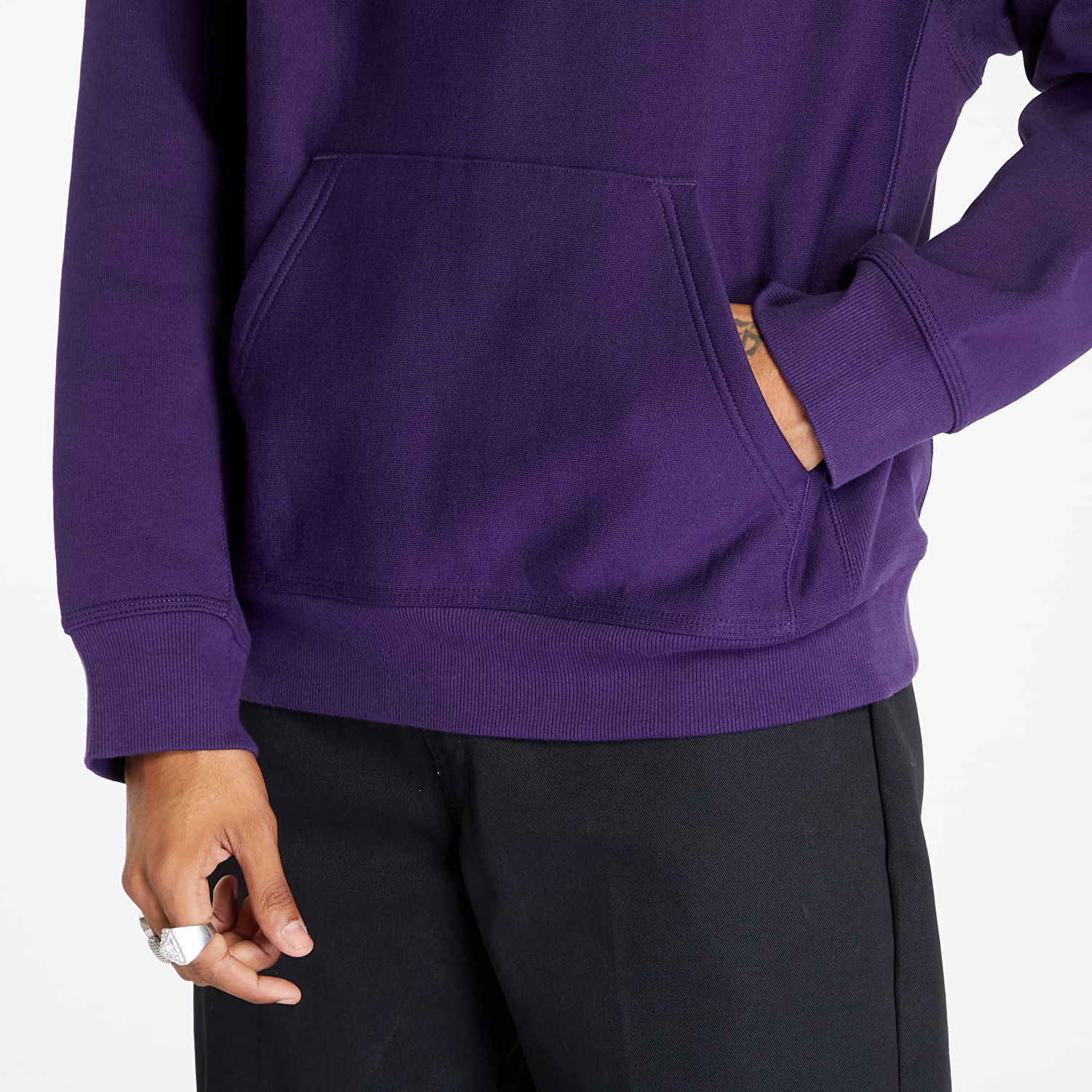 Huppari Carhartt WIP Hooded American Script Sweat Cassis Violetti | I028279.1N8XX, 1