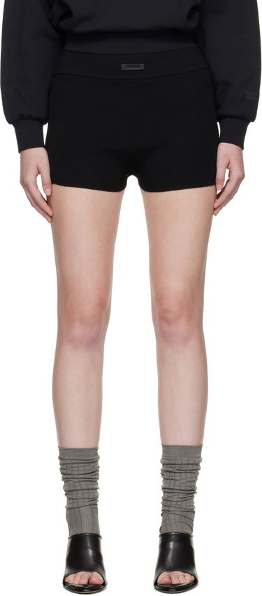 Nyrkkeilijät Fear of God Fear of God ESSENTIALS Soft Rib Knit Boxer Shorts Musta | 192SP257700FW, 0