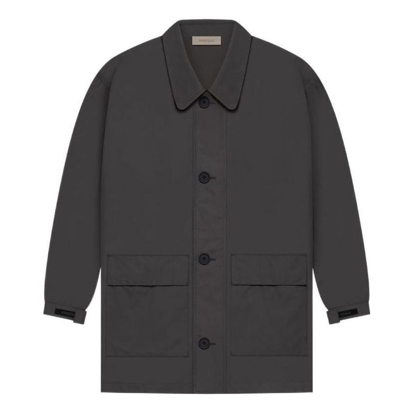 Takki Fear of God Essentials Barn Jacket Musta | FOG-SS22-239