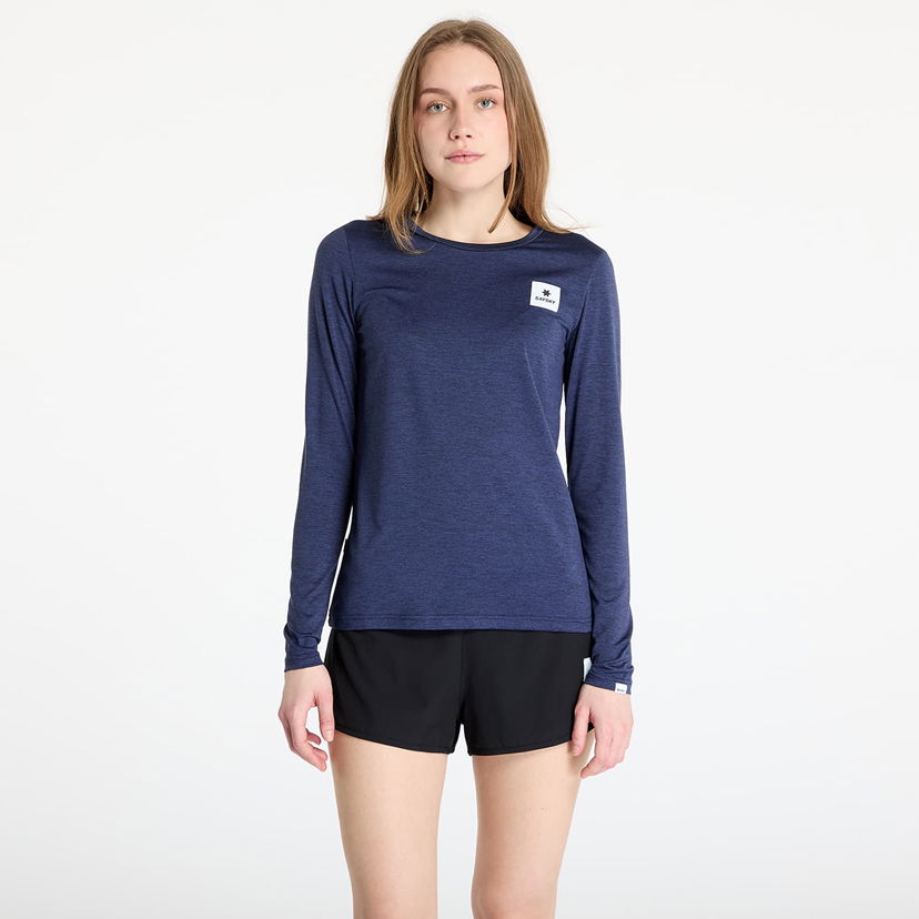 T-paita Saysky SAYSKY Women's Clean Pace Long Sleeve T-Shirt Tummansininen | XWRLS20C2001