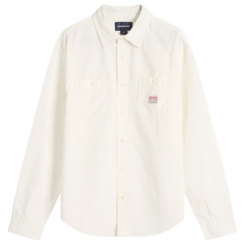 Paita thisisneverthat thisisneverthat Chambray Shirt, Size Small Valkoinen | TN251WSHTL01-WHT