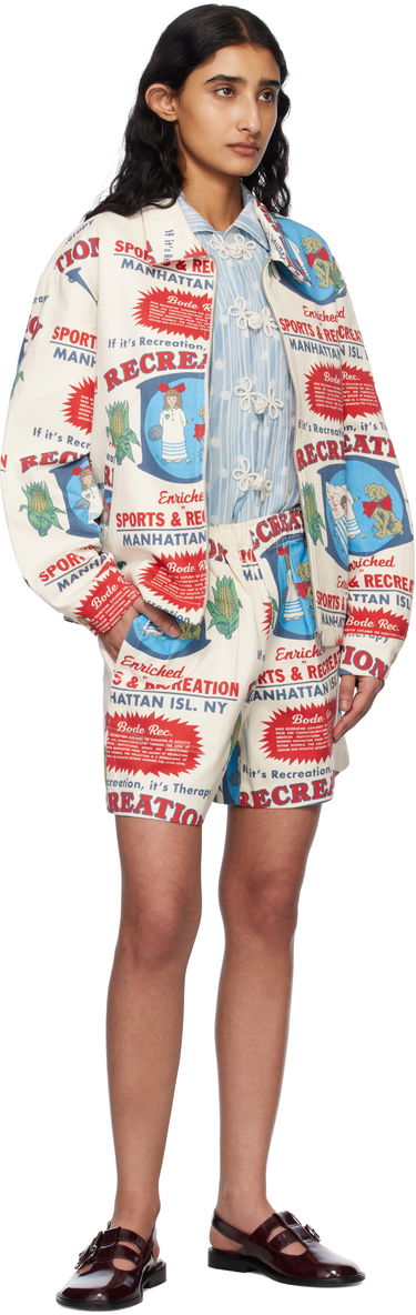 Takki Bode Bode Enrichment Printed Jacket Valkoinen | MRS25JA015, 3