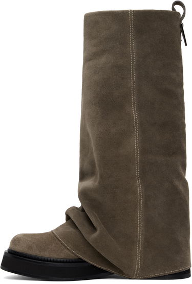 Vaatteet The Attico Attico Robin Suede Combat Boots Harmaa | 250WSH00798 LBT040AA, 2