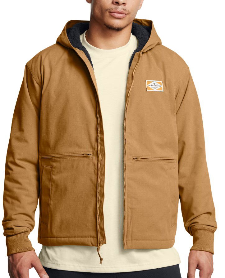 Takki Under Armour Project Rock Work Jacket Ruskea | 1386904-707