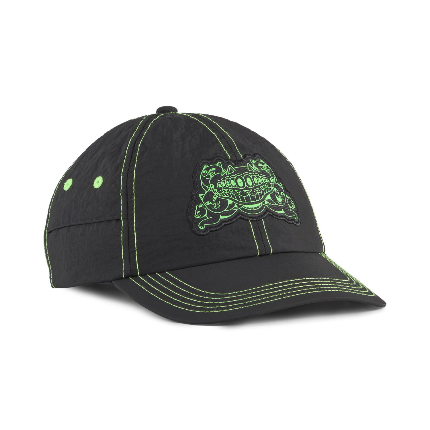 Korkki Puma RIPNDIP Dad Cap with Neon Green Details Monivärinen | 026595_01, 0