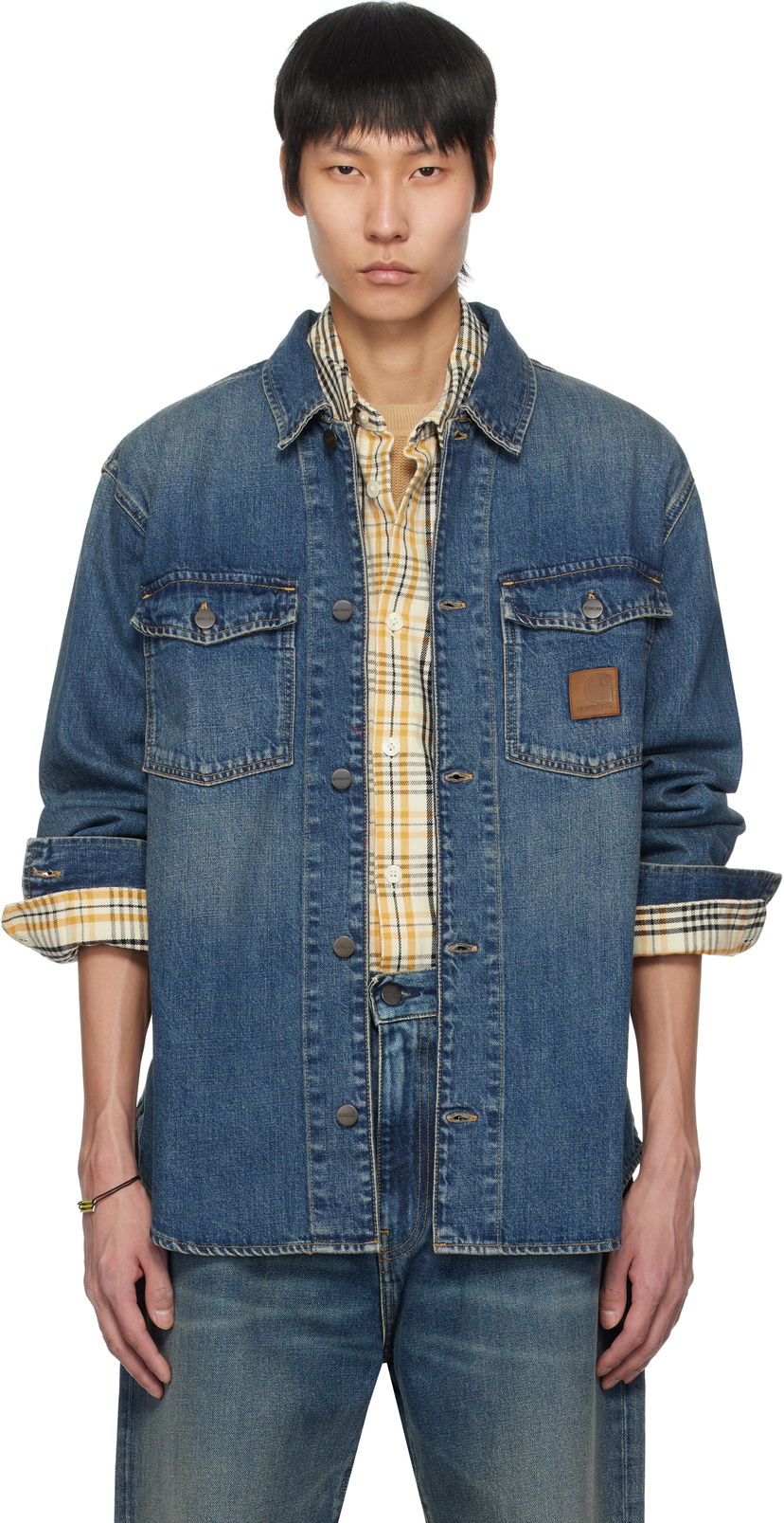 Paita Carhartt WIP Carhartt WIP Lincoln Denim Jacket Sininen | I034735