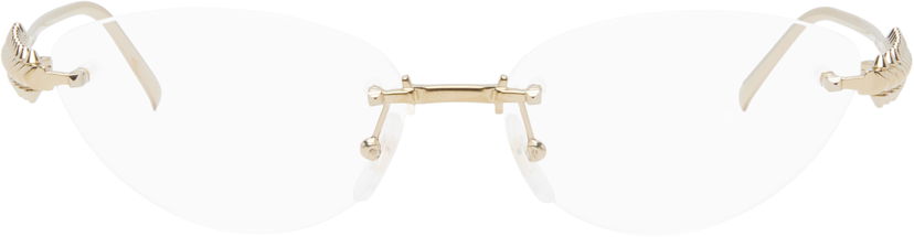 Aurinkolasit Cartier Cartier 'Clash de Cartier' Cat Eye Glasses Metallinen | CT0565O-001