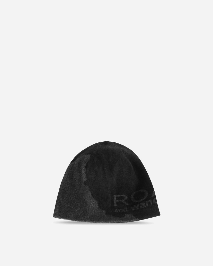 Pipo ROA Logo Cotton Beanie Musta | OBMW203YA03 BLK0001