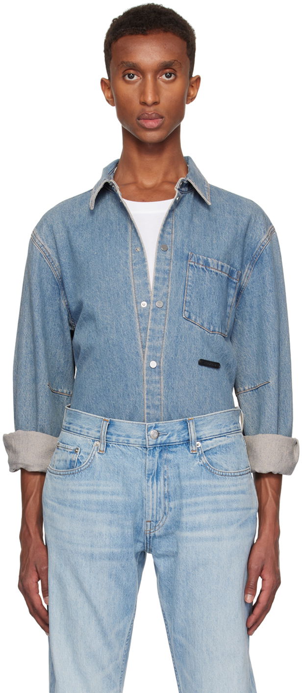 Paita Helmut Lang Classic Denim Shirt Sininen | O06DM501