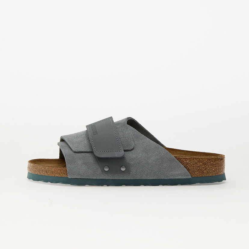 Tennarit ja kengät Birkenstock Birkenstock Kyoto Nubuck/Suede Slides Harmaa | 1029144