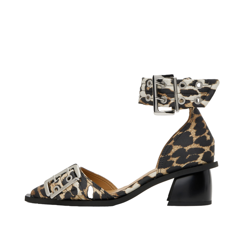 Tennarit ja kengät GANNI GANNI Buckle Open Cut Heels Ruskea | S2863