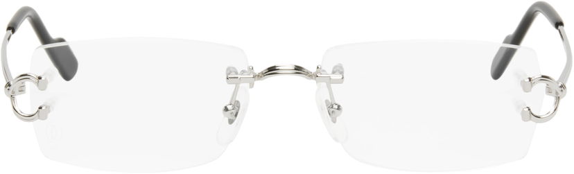 Aurinkolasit Cartier Cartier Décor C Classique Rimless Glasses Metallinen | CT0563O-002