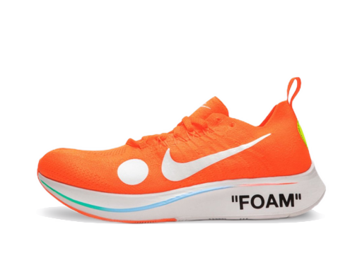 Tennarit ja kengät Nike Off-White x Zoom Fly Mercurial Flyknit "Total Orange" Oranssi | AO2115-800