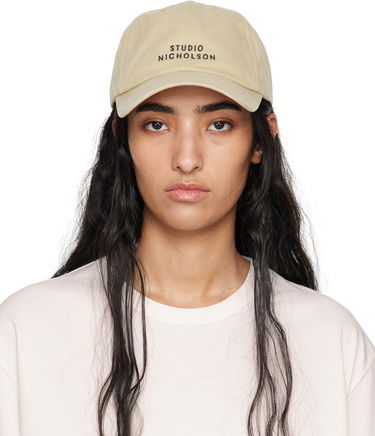 Korkki Studio Nicholson Studio Nicholson Logo Cap Beige | CAP SNM - 1168, 0