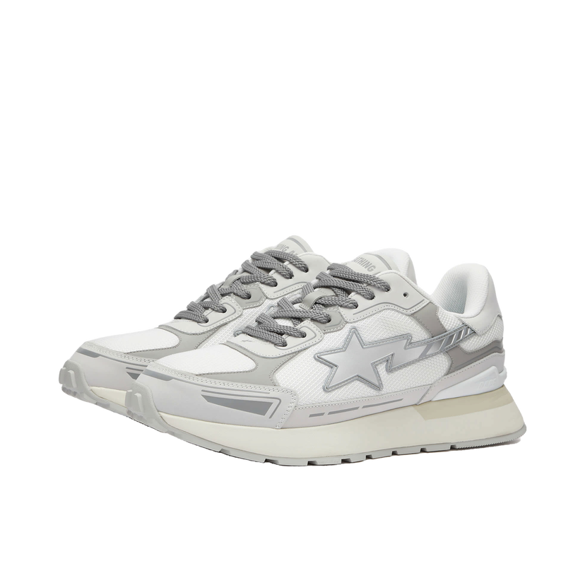 Tennarit ja kengät BAPE A Bathing Ape Men's Road Sta Express Sneakers in White, | END. Clothing Harmaa | 001FWK301318M-WHT